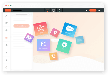 Import your existing website as a starting point